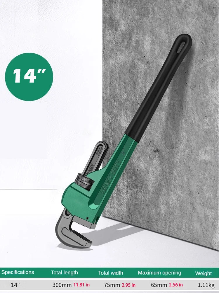 Heavy Duty Pipe Pliers Industrial Plumbing Wrenches Torque Wrench Universal Plumbing Removal and Installation Tool Hand Tools