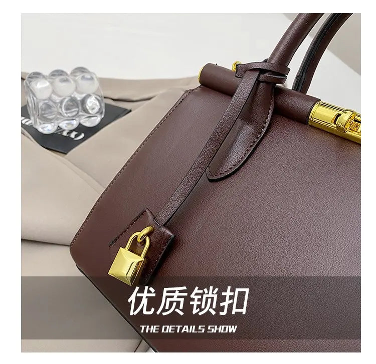 Stylish Large Single Shoulder Bag For Women 2026 Spring Collection Zipper Closure Handbag Ladies Shoulder Tote Purse