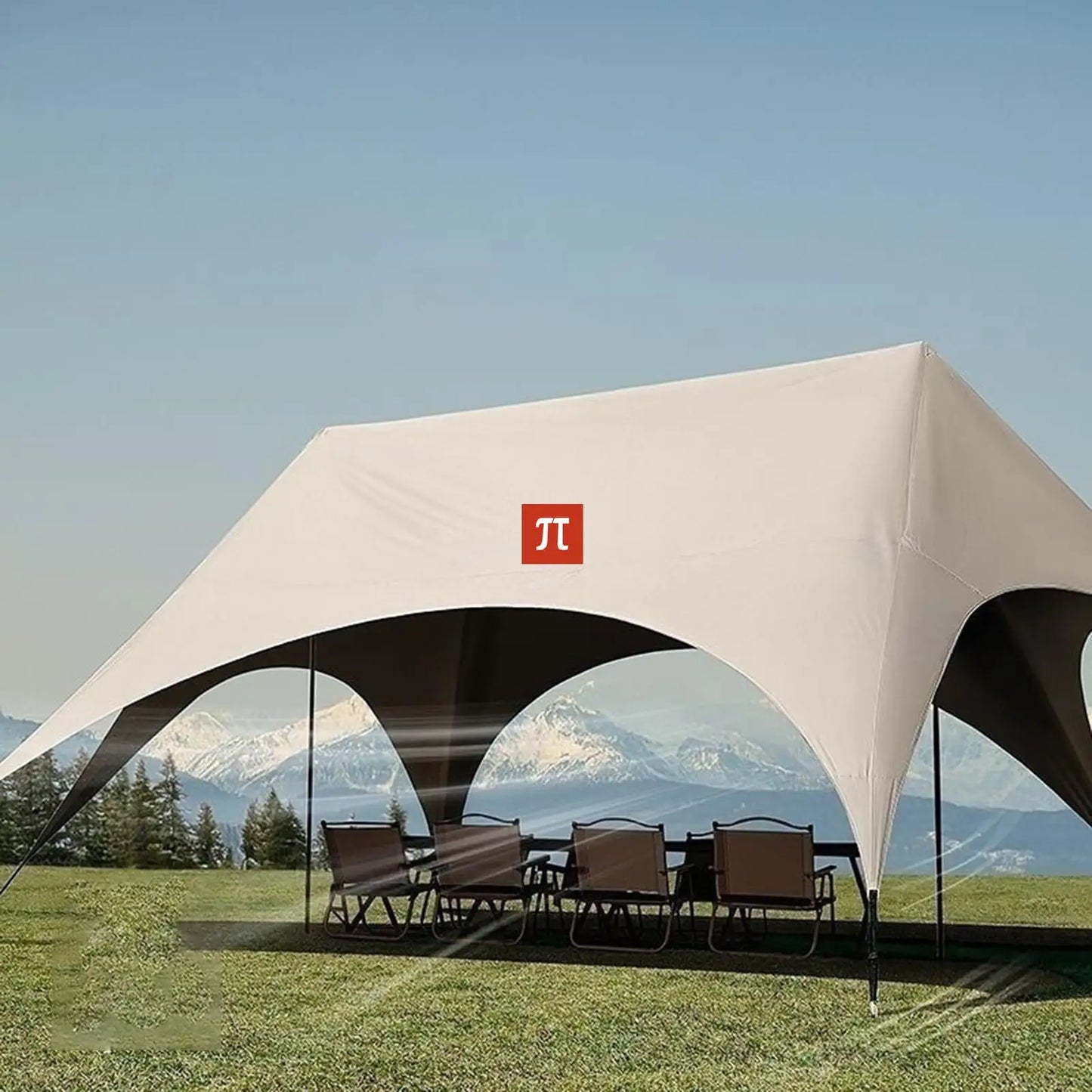 ACamping Gazebo Hexagonal Rainproof Shelter Foldable Quick-opening Windproof Butterfly Picnic Outdoor Shade Tent Outdoor Camping