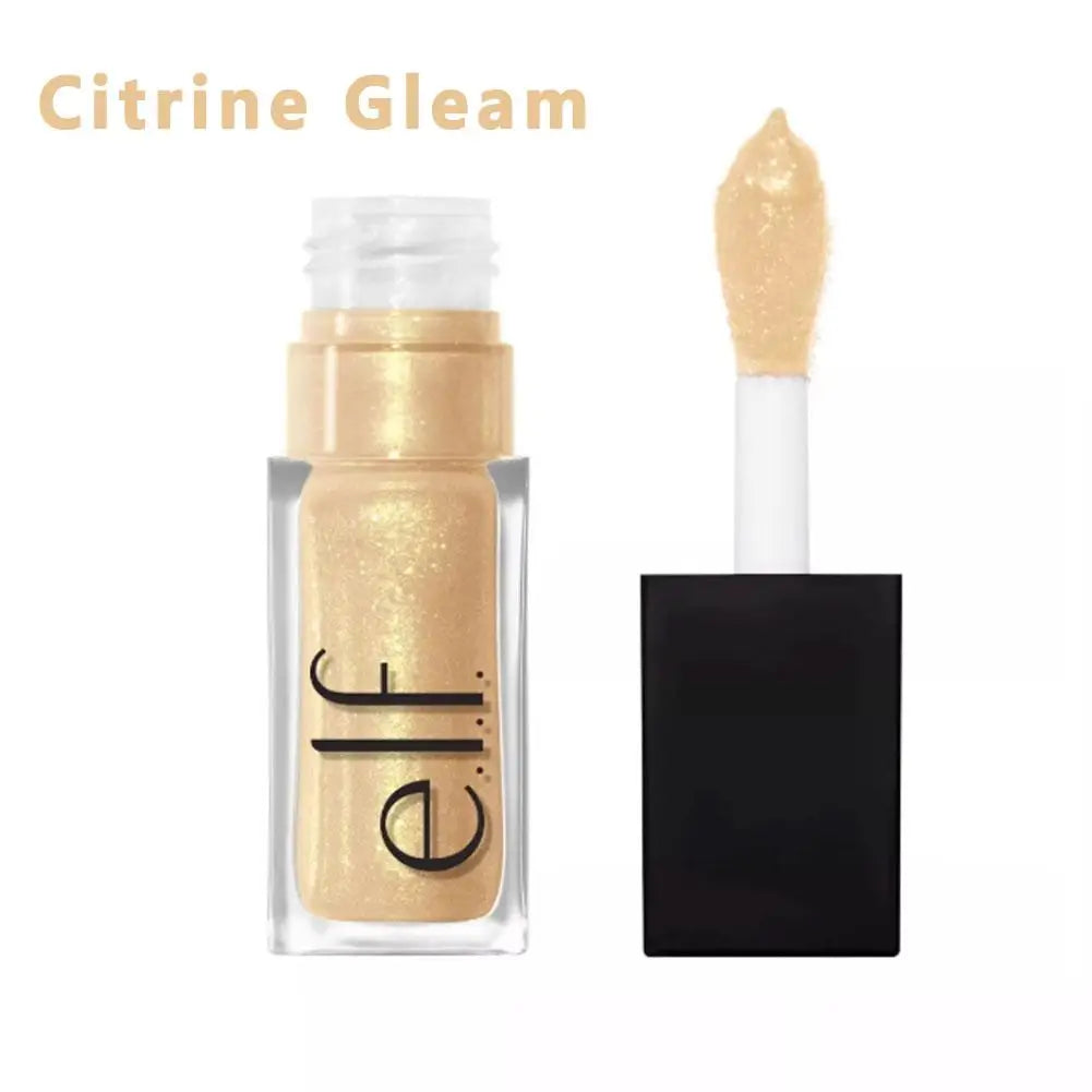 Lip Gloss Shiny Crystal - Long-Lasting Lustrous Lip Color Hydrating Non-Sticky Gluten-Free Beauty Cosmetic for Daily Makeup Look