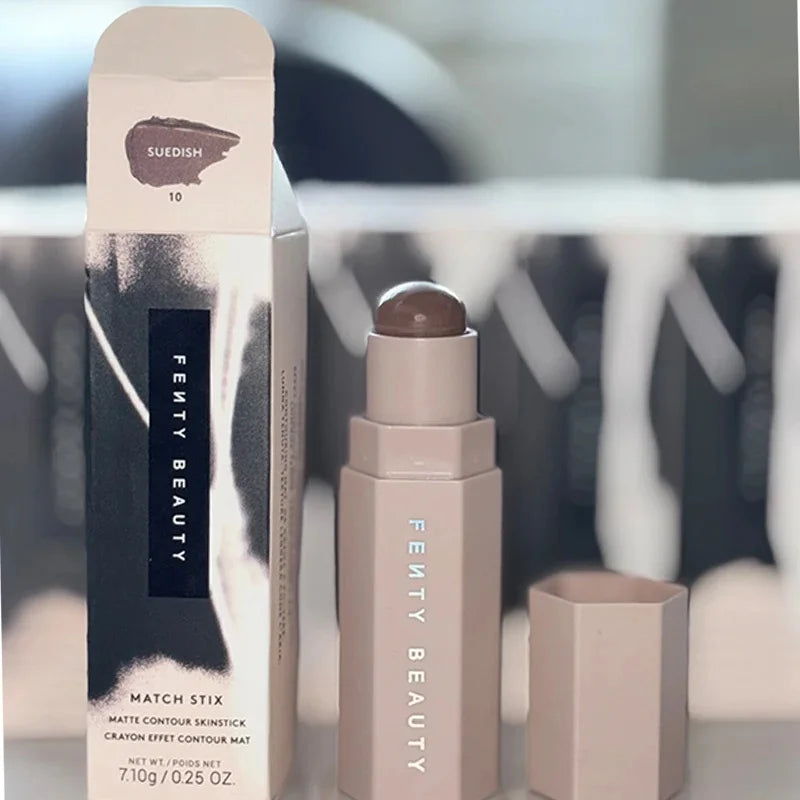 Fenty Beauty Contouring Stick Foundation Makeup Can Naturally The Face Make It Look Smaller Moisturizing Texture Silky Smooth