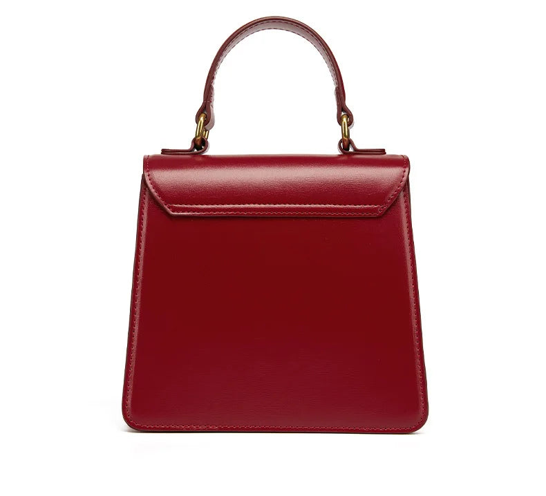 Luxury Handbag New PU Material Square Bag French Style Elegant Retro Single Shoulder Crossbody Bag Wedding Banquet Commuter