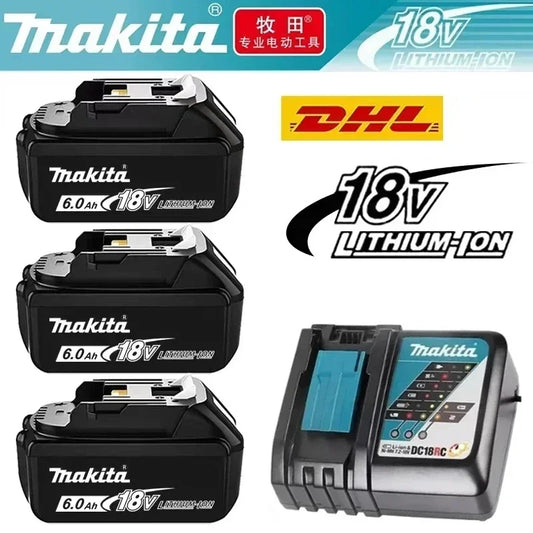 Makita Power Tool Rechargeable Lithium-ion Battery 5.0Ah 6.0Ah 9.0Ah 18V BL1860B BL1860 BL1850 BL1830 BL1815