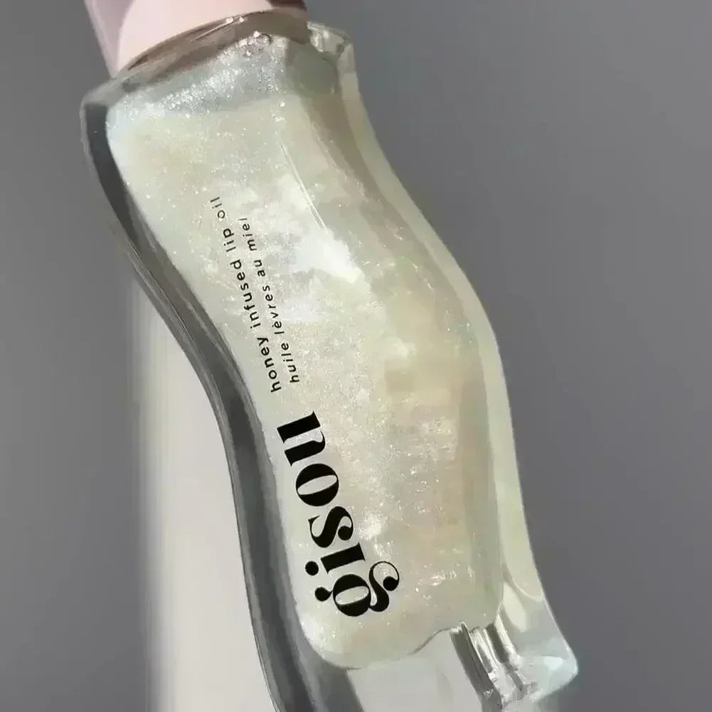 Gisou Moisturizing Glazed Plum Lip Balm Lip Oil Gloss Care Of The Lips Benetitnt For Lips Plumping Exfoliating Plumping Gloss