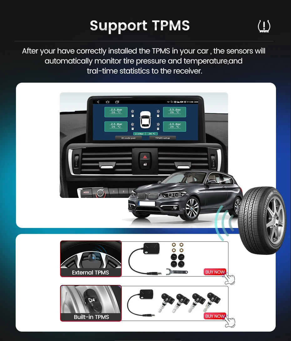 4G LTE 128GB Android 14 Car Multimedia Radio Player For BMW 3 Series E60 E61 E63 E64 5 Series E90 E91 E92 E93 CarPlay Navigation