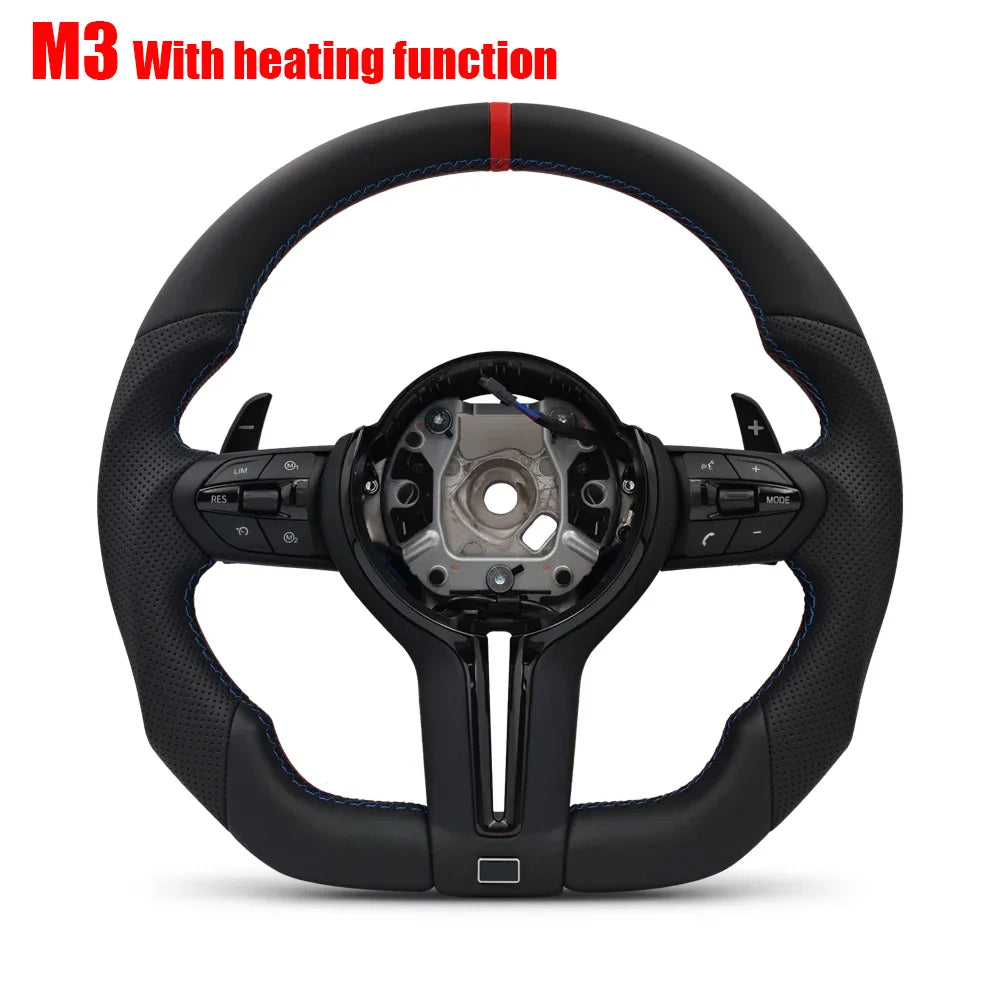 M Sport Steering Wheel for BMW Flat Bottom F01 F06 F10 F11 F12 F20 F21 F22 F25 F26 F30 F31 F32 F33 F34 F36 M3 F80 M4 F82 M5 F90