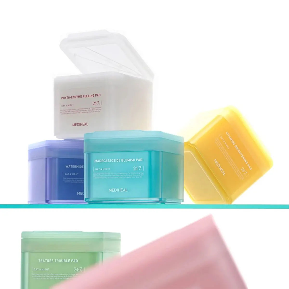 MEDIHEAL Pad,Instant-Use Sheet,Daily Care Cloths,Extended Moisturizing,Rapid Routine,Potent Quenching,K-Beauty,Korean Makeup