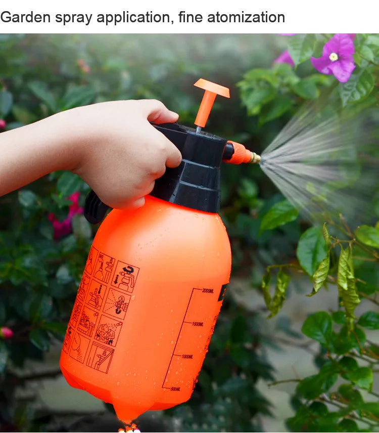 2L watering pot household thickened watering pot for watering flowers durable air pressure watering pot disinfection gardening w