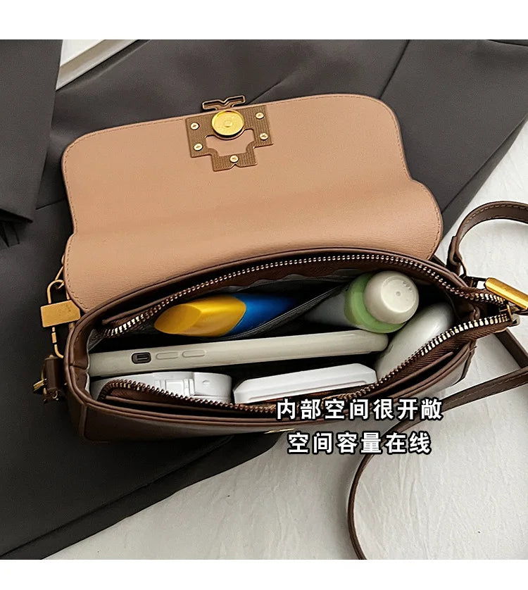 2025 Chic Vintage Box Bag - Versatile Luxury Vibe Top-Handle, Shoulder & Crossbody Purse for Commute