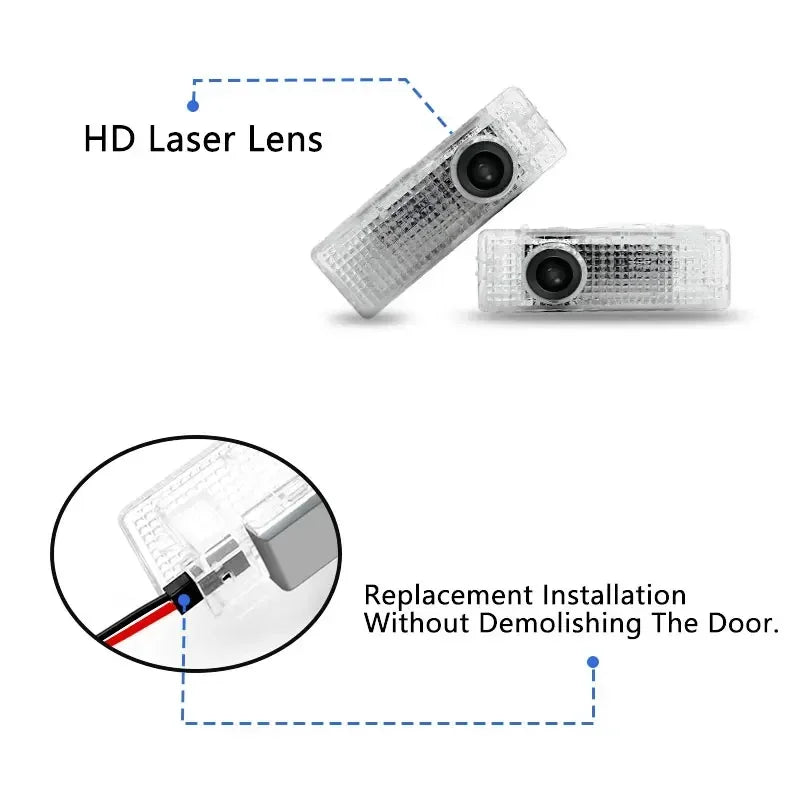 LED Car Door logo Projector Lamps Welcome Light For BMW E90 E91 E92 E93 E60 E61 F10 F07 E63 E64 F12 F13 F30 E87 F20 Accessories