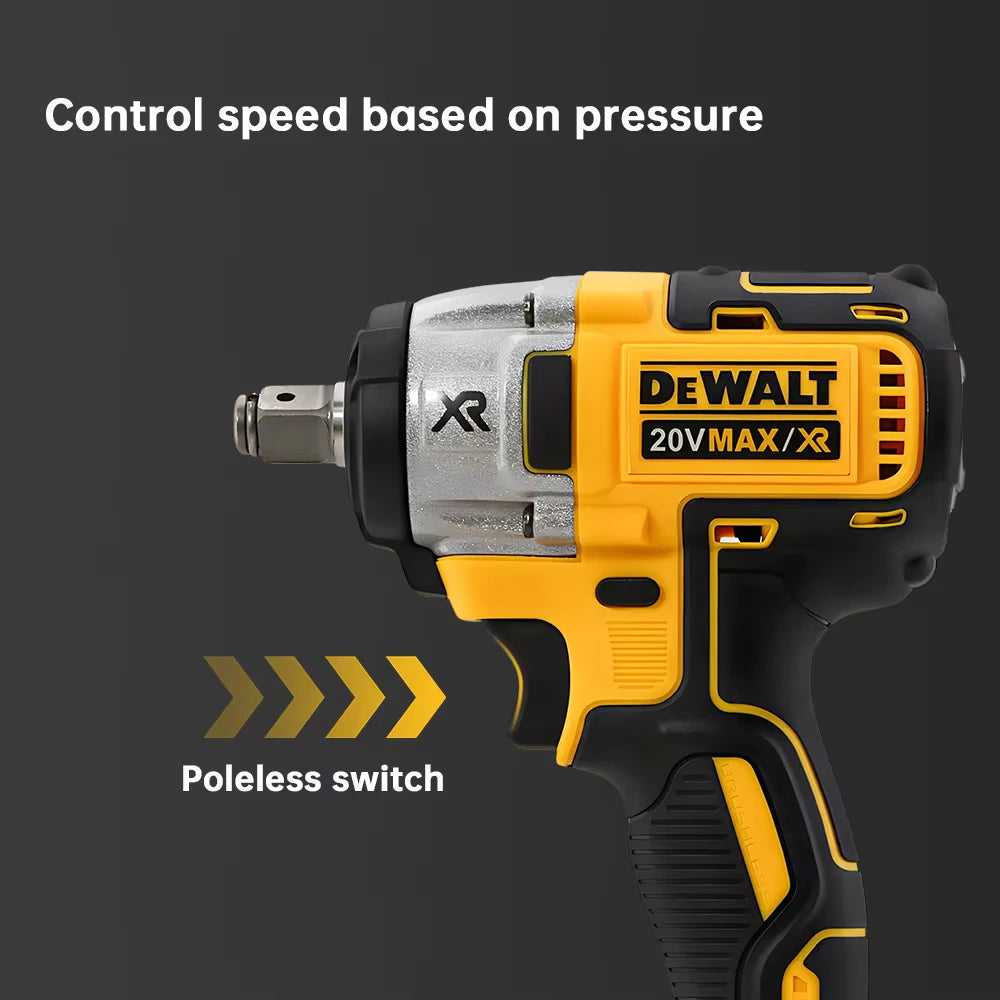 Dewalt DCF880 3300RPM Brushless Impact Wrench High Torque Cordless Electric Wrench Tire Repair Tool Rechargeable Power Tools